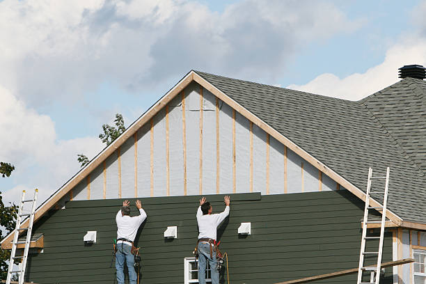 Professional Emergency Siding Repair technician working in South Fork, PA